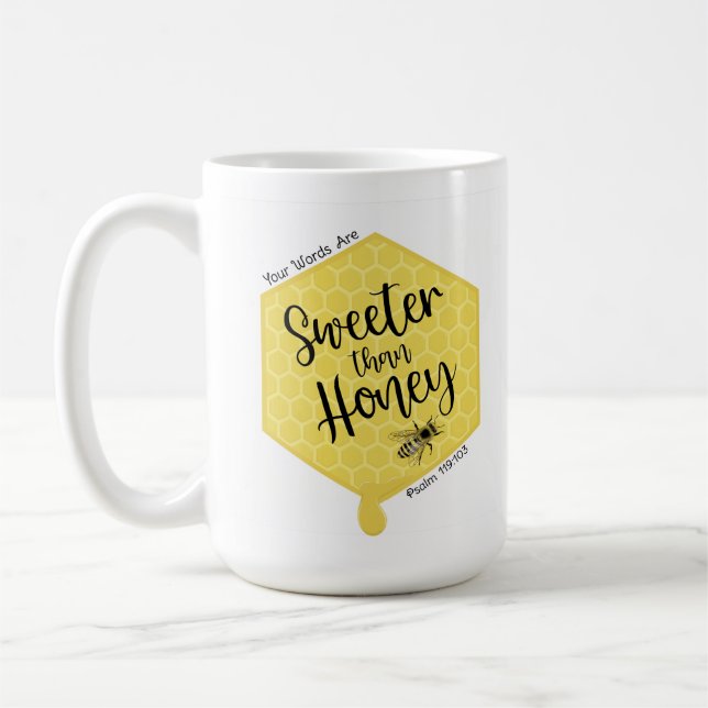 Mug Plus doux que le miel (Gauche)