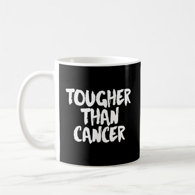 Mug Plus dur que le cancer Survivant du cancer (Gauche)