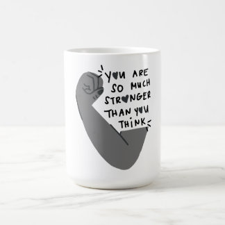 Mug Plus Fort que Vous ne le Pensez – Typographie de l
