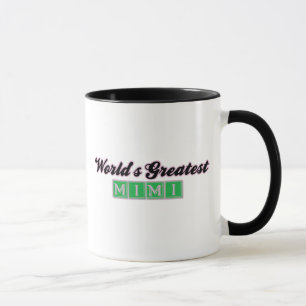 Mug Plus grand Mimi du monde (vert)