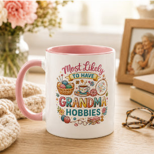 Mug Plus susceptible d'avoir les hobbies de grand-mère