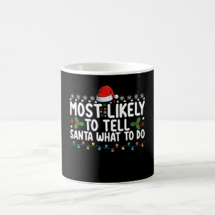 Mug Plus susceptible de dire à le Père Noël quoi faire