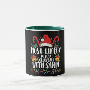 Mug Plus susceptible de jouer au volley-ball avec la f
