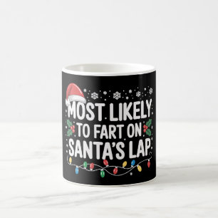 Mug Plus Susceptible De Péter Sur Les Genoux Du Père N