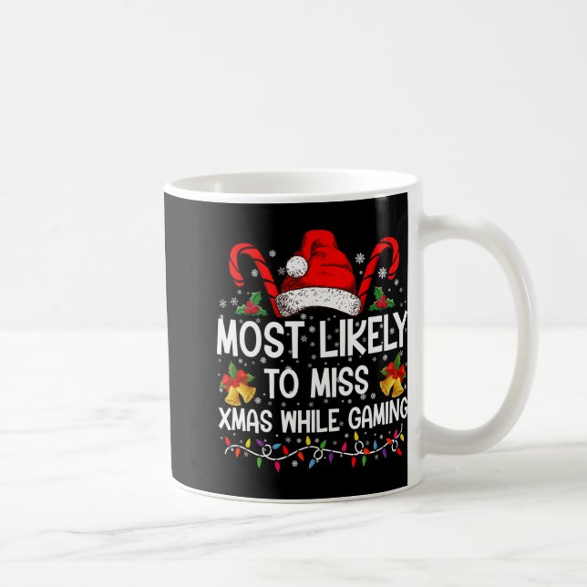 Mug Plus susceptible de rater Noël en jouant à Noël T  (Droite)