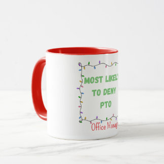 Mug Plus susceptible de refuser le groupe de Noël PTO