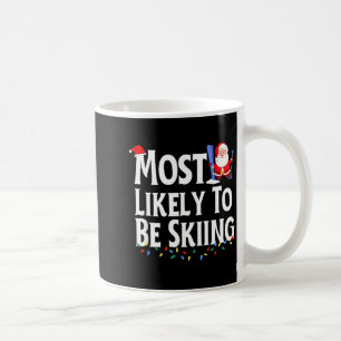 Mug Plus susceptible de skier Noël drôle
