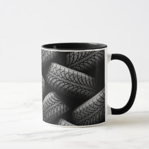 Mug Pneus de voiture noir
