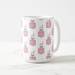 Mug Pocket Pet Bunny Motif
