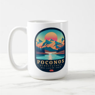 Mug Pocono Mountains Pennsylvanie Souvenirs Vintages