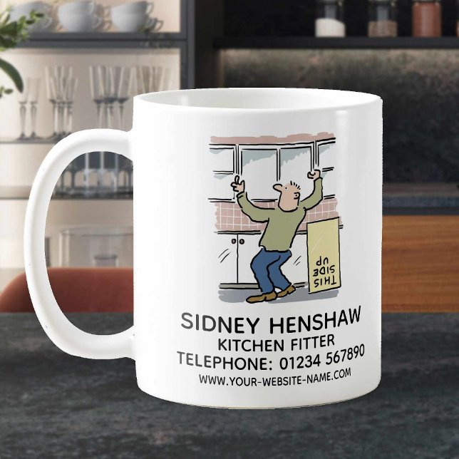 Mug Poêle de cuisine et nouvelle installation de cuisi (Créateur téléchargé)