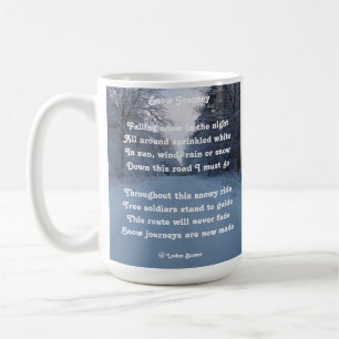Mug Poem Snow Journey By Ladee Basset