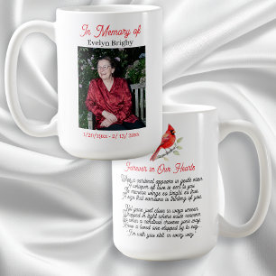 Mug Poème commémoratif de cardinal Souvenir