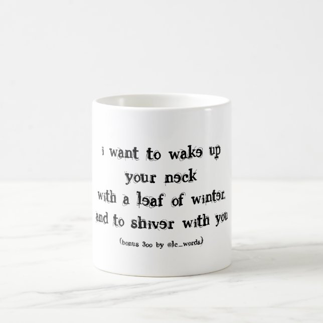 Mug Poème d'amour (Centre)