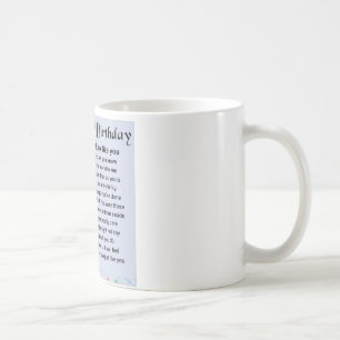 Mug Poème de beau-fils - quarantième conception