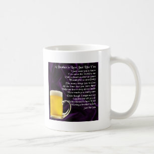 Mug Poème de beau-frère - conception de bière