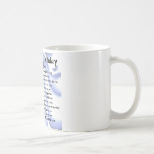 Mug Poème de fils - joyeux anniversaire