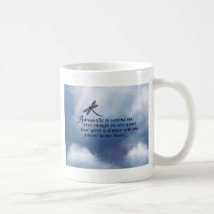 Mug Poème de mémorial de libellule