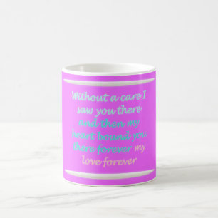 Mug Poème romantique pour toujours