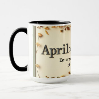 Mug Poetry in Bloom Floral Literary Coffee
