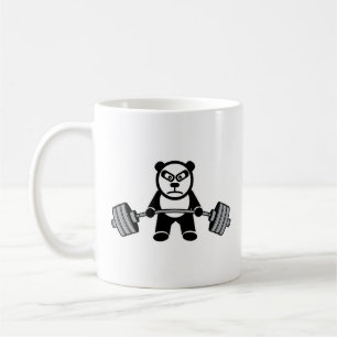 Mug Poids Levant Panda Ours Anime Dessin - Entraînemen