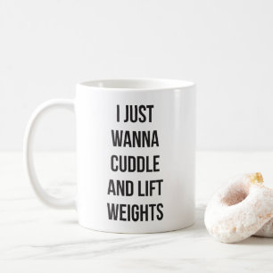 Mug Poids Lift Et Cuddle - Gymnase De Novelty Mignonne