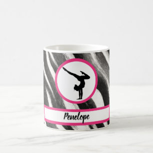 Mug Poignée Filles Zèbre Imprimer Faux Fur
