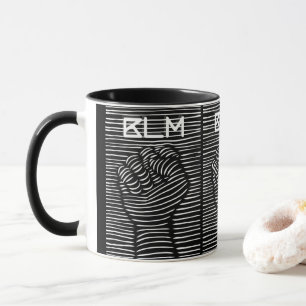 Mug Poing de Black Power BLM - Mois de l'histoire des