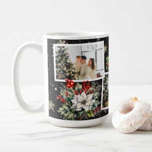 Mug Poinsettia Holly Berries