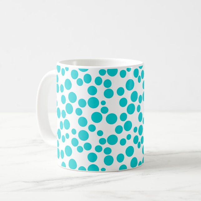 Mug Point bleu  (Devant gauche)
