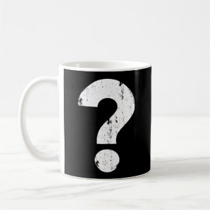 Mug Point d'interrogation désordonné