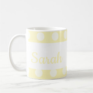 Mug Point jaune Poka