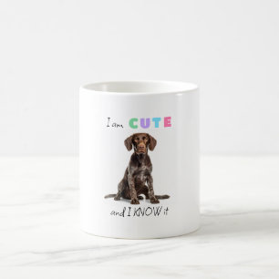 Mug Pointeur à cheveux court allemand mignon