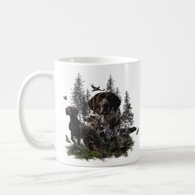 Mug Pointeur à poils courts allemand (Gauche)