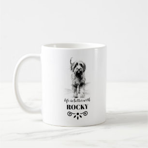 Mug Pointeur à poils durs Griffon Nom personnalisé du