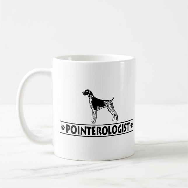 Mug Pointeur allemand à cheveux courts (Gauche)