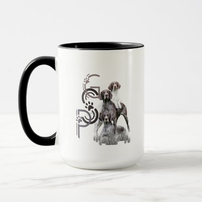 Mug Pointeur Raccourci allemand GSP (Gauche)
