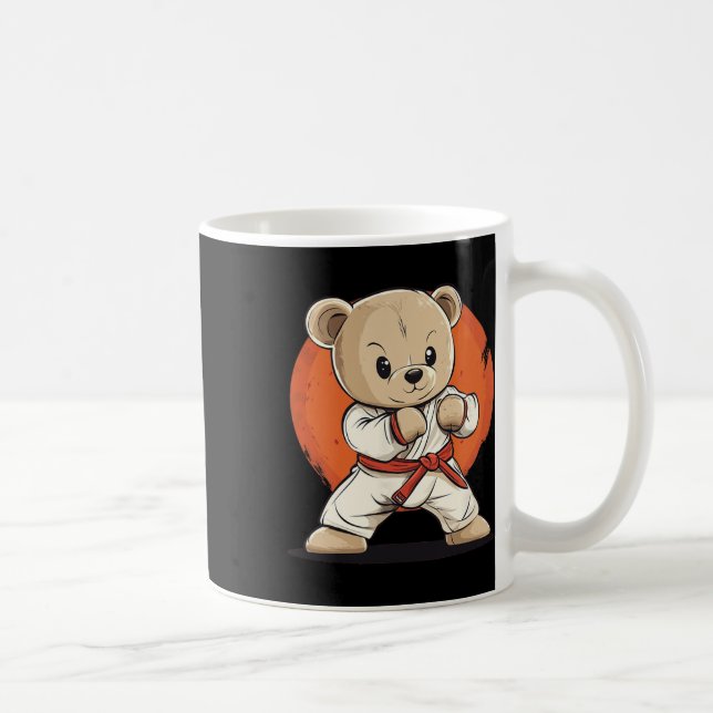 Mug Pointez Votre Style Avec Ce Karate Bear Design (Droite)