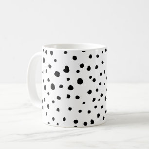 Mug Points dalmatiens, Points dalmatiens, Noir et Blan