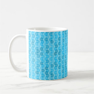 Mug points lumineux bleu clair et turquoise superposés