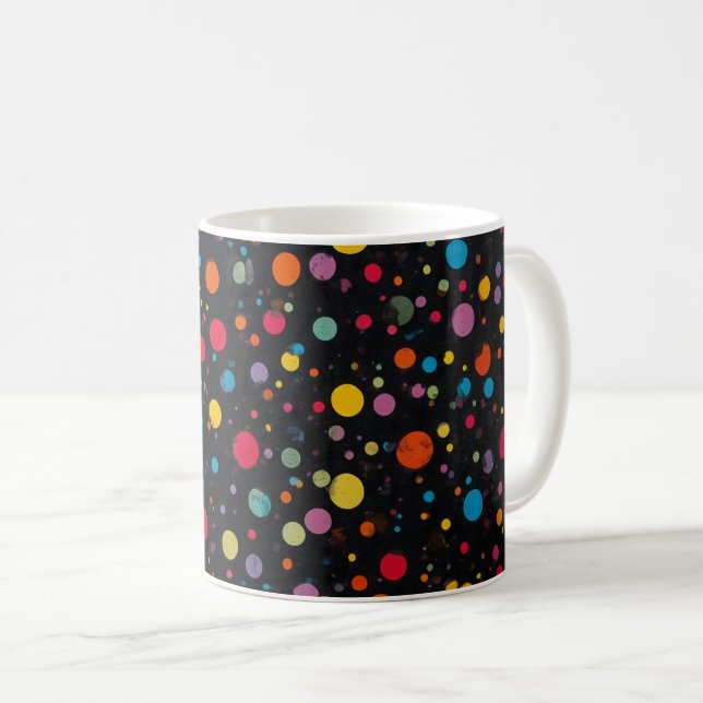 Mug Points multicolores brillants  (Devant droit)