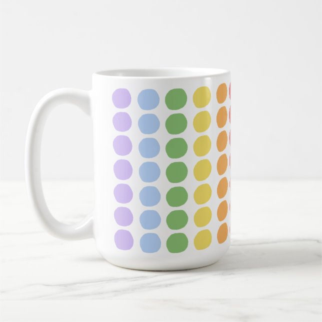 Mug Points Pastel (Gauche)