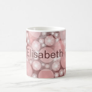 Mug Points polka, colorés, élégant, motif,