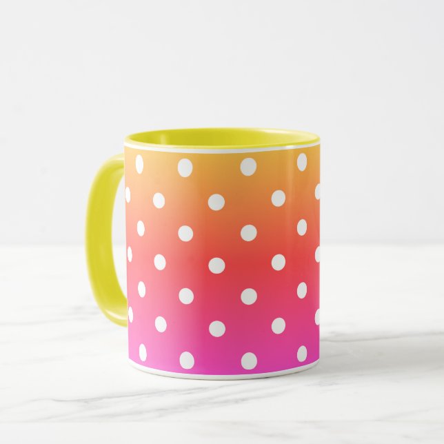 Mug Points rouges (Devant gauche)