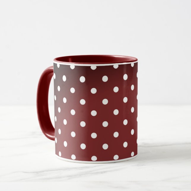 Mug Points rouges (Devant gauche)