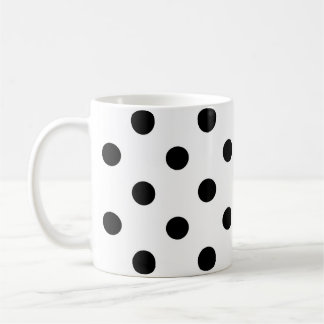 Mug Pois Arrière - plans blancs