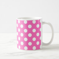 Pois blancs sur rose
