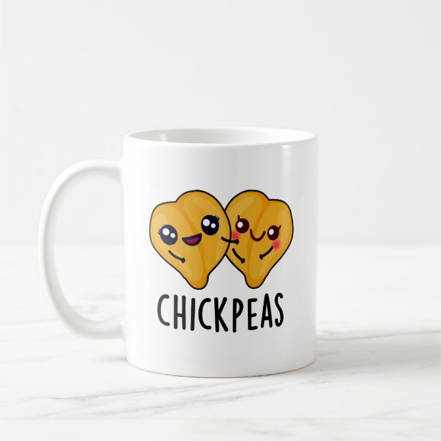 Mug Pois Chick Funky Food Pun (Gauche)