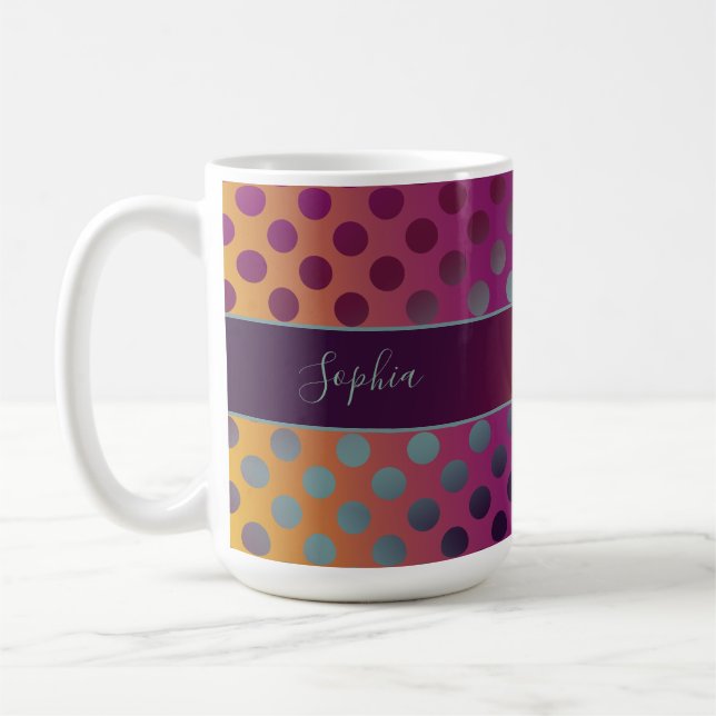 Mug Pois de fruits Ombre Passion Personnalisés (Gauche)