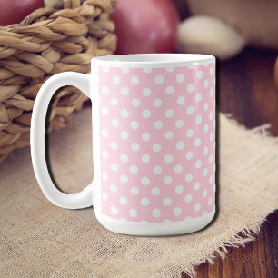 Mug Pois rose pastel